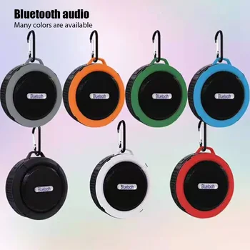 C6 Водонепроницаемый Портативный динамик Bluetooth Спорт на открытом воздухе Звуковая коробка Мини Bluetooth Аудио Мобильный Телефон Автомобильный Сабвуфер Маленькие Колонки