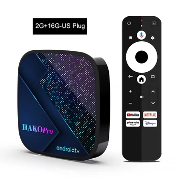 Медиаплеер UHD 4K Голосовой ассистент TV Box, совместимая с Bluetooth 5.0 интеллектуальная сетевая приставка для просмотра фильмов для просмотра телевизора
