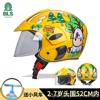 Детские шлемы для детей от 3 до 6 лет, крутые полуошлемы для мальчиков и девочек, Защитные шлемы для детских электрических скутеров 3