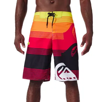 Новые летние мужские шорты повседневные дышащие штаны для бега трусцой и фитнеса мужские свободные шорты с принтом пляжные штаны для серфинга плавки