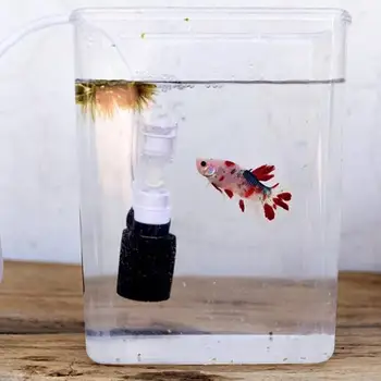 [Горячая распродажа] Бесшумный мини-водяной пневматический фильтр для аквариума с рыбками