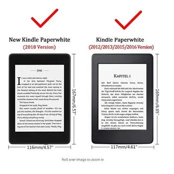 Универсальный защитный чехол, обложка для электронной книги, магнитный однотонный смарт-чехол, протектор для Kindle Paperwhite 1 2 3 4 Аксессуары