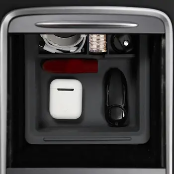 Центральный подлокотник автомобиля для Tesla Модель 3, модель Y, подлокотник, ящик для хранения, бардачок для уборки, Автоаксессуары, нескользящие 3