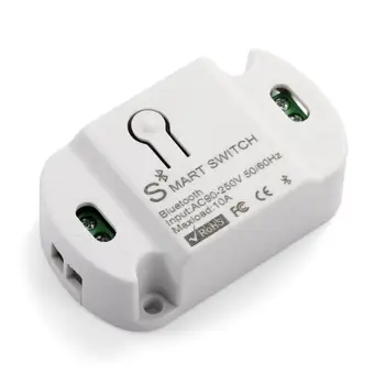 Беспроводной переключатель 220v Smart On Off Выключатель домашнего освещения Bluetooth Домашний переключатель Bluetooth Домашняя поддержка Alexa Echo 1