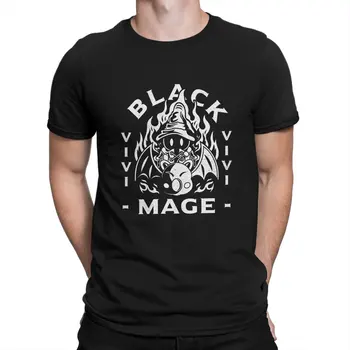 Final Fantasy XIV Game Мужская футболка Vivi Black Mage и Moogle Индивидуальность Полиэстеровая футболка Графическая Уличная Одежда Новый Тренд