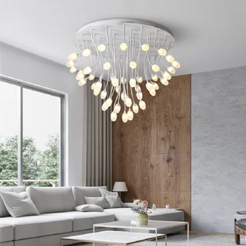 Постмодернистский оливковый шар manyheads, светодиодный потолочный светильник, потолочные светильники для гостиной, освещение новизны, светильники для спальни, домашнее освещение