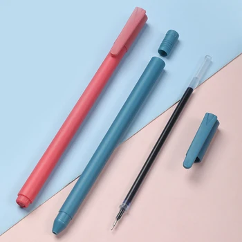 5 шт./кор. Ретро-гелевая ручка Morandi, многоцветная, 0,5 мм, гладкие чернила, Нейтральная ручка, Быстросохнущие Канцелярские принадлежности для студентов 4