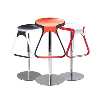 Модный персонализированный барный стул в европейском стиле, простой и современный подъемный вращающийся барный стул в скандинавском стиле 4