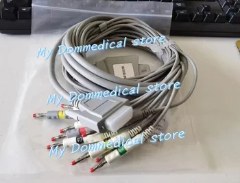 15-контактный 10-разрядный кабель для ЭКГ-аппарата Biocare ECG101G,300,1200,3010,6010,100,9801,9803 ( Новый, оригинальный)