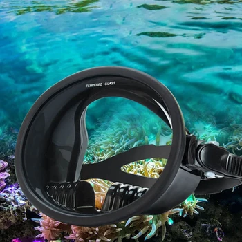 Классическая маска для дайвинга овальной формы с регулируемыми очками для подводной охоты Маска для свободного погружения