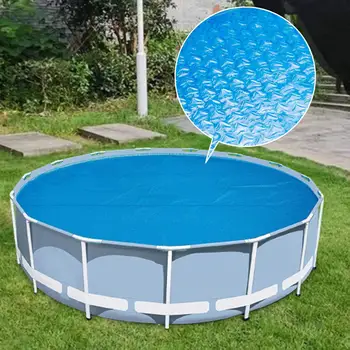 Круглый пылезащитный надувной коврик для бассейна для спортзала и сада