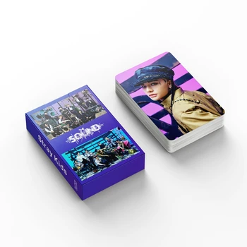 55шт Kpop Stray Kids Lomo Card Новый Альбом The Sound Photo Album Card Корейская Группа Straykids Photocard Высококачественный Подарок Фанатам Kpop 3